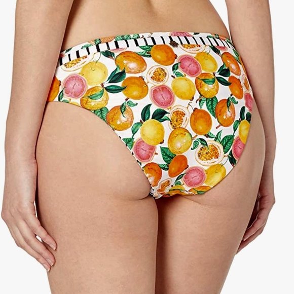 Nanette Lepore Tutti Fruitti Charmer Reversible Bikini Bottoms NWT Sz 14 - Picture 7 of 13
